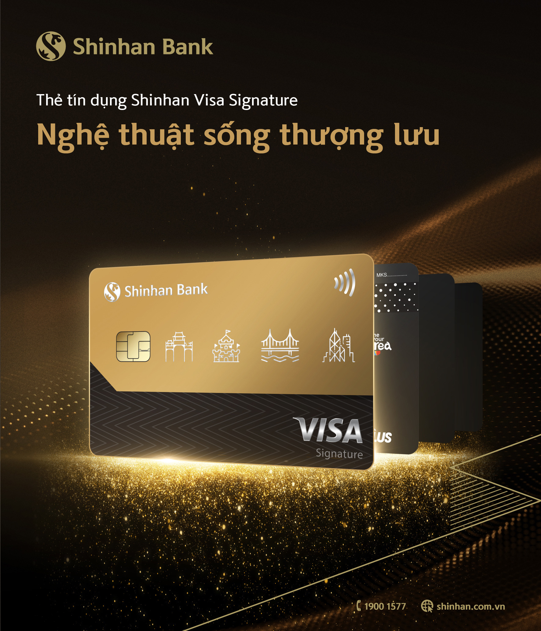 Giới thiệu và Ưu đãi thẻ Shinhan Visa Signature