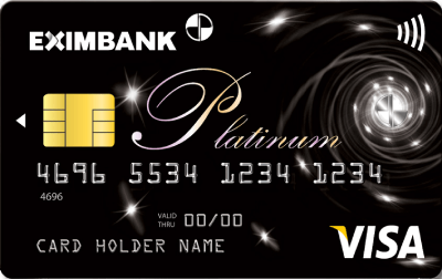 Điều kiện và Biểu phí thẻ EximBank Visa Platinum