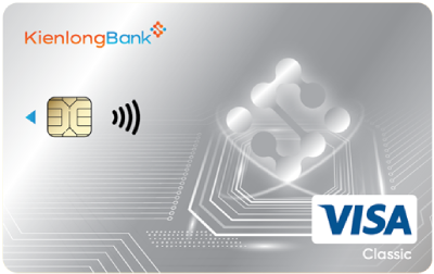 Thẻ tín dụng quốc tế KienlongBank Visa Contactless Classic