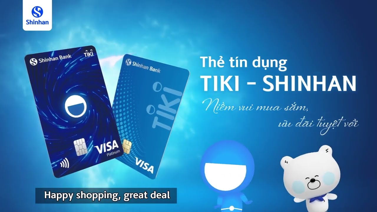 Giới thiệu và Tiện ích thẻ Tiki – Shinhan Hạng Bạch Kim