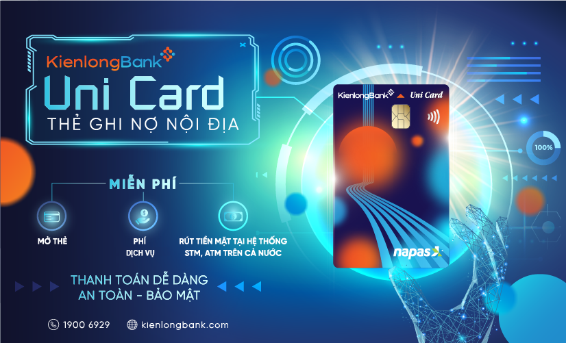 Thẻ ghi nợ nội địa KienlongBank Uni Card