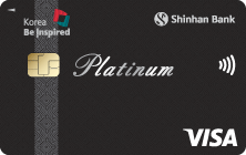 Điều kiện và Biểu phí thẻ Shinhan Visa Platinum